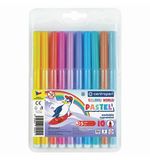 Фломастеры ПАСТЕЛЬНЫЕ 10 ЦВЕТОВ CENTROPEN "Colour World Pastel", смываемые, 7550/10TP, ш/к 44720, 7 7550 1087