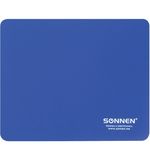 Коврик для мыши SONNEN "BLUE", резина+ткань, 220х180х3 мм, 513308