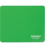 Коврик для мыши SONNEN "GREEN", резина+ткань, 220х180х3 мм, 513305