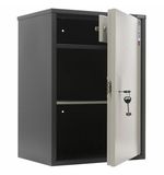 Шкаф металлический для документов ПРАКТИК "SL-65Т" ГРАФИТ, в630*ш460*г340мм, 17 кг, сварной, S10799060502