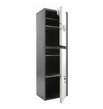 Шкаф металлический для документов ПРАКТИК "SL-150/2ТEL" ГРАФИТ, в1490*ш460*г340мм, 36 кг, сварной, S10799152902