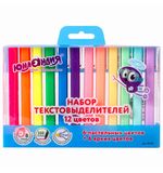 Набор текстовыделителей ЮНЛАНДИЯ 12 шт., АССОРТИ, "COLORSTAR", линия 1-4 мм, 151718