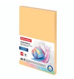Бумага цветная BRAUBERG, А4, 80г/м, 100 л, пастель, оранжевая, для офисной техники, 112448