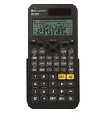 Калькулятор инженерный двухстрочный BRAUBERG SC-850 (163х82 мм), 240 функций, 10+2 разрядов, двойное питание, ЧЕРНЫЙ, 250525