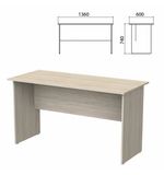 Стол письменный "Бюджет" (ш1360*г600*в740 мм), дуб сонома 091, 402661, ш/к 00804, 402661-091