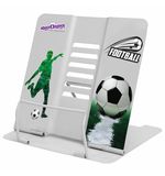 Подставка для книг и учебников ЮНЛАНДИЯ "Play Football", регулируемый угол наклона, металл, 237574