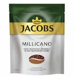 Кофе молотый в растворимом JACOBS Millicano, сублимированный, 120г, мягкая упаковка, ш/к 79445, 8052694