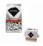 Шоколад порционный RIOBA Молочный 32 %, 800г, пакет, ш/к 92230, 366305