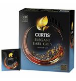 Чай CURTIS "Elegant Earl Grey" черный ароматизированный мелкий лист 100 сашетов, 101015