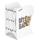 Подставка-держатель для книг и учебников ЮНЛАНДИЯ "Bite Back", раздвижная, металлическая, 237890, 237900