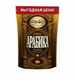 Кофе растворимый МОСКОВСКАЯ КОФЕЙНЯ НА ПАЯХЪ "Арабика", сублимированный, 230 г, мягкая упаковка