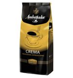Кофе в зернах AMBASSADOR "Crema", 1 кг, вакуумная упаковка, ш/к 00986