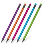 Набор карандашей чернографитных BRAUBERG "ULTRA COLOR" 12 шт., HB, с ластиком, пластиковые, 181710