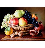 Картина стразами (алмазная мозаика) 40х50 см, ОСТРОВ СОКРОВИЩ "Дары осени", без подрамника, 662416
