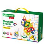 Магнитный конструктор BIG MAGNETIC BLOCKS-42, 42 детали, BRAUBERG KIDS, 663846