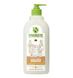 Мыло жидкое 500мл SYNERGETIC "Миндальное молочко",гипоаллергенное,биоразлагаемое, доз, 105058