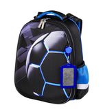 Ранец ЮНЛАНДИЯ EXTRA, с дополнительным объемом, "Soccer ball", 38х29х18 см, 270677
