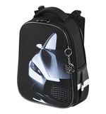 Ранец BRAUBERG PREMIUM, 2 отделения, с брелком, "Fast car", 38х29х16 см, 270600