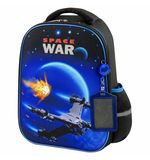 Ранец ЮНЛАНДИЯ LIGHT, 2 отделения, "Space war", 38х29х16 см, 270607