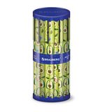 Ручка шариковая BRAUBERG SOFT TOUCH GRIP "AVOCADO", СИНЯЯ, мягкое покрытие корпуса, узел 0,7 мм, линия письма 0,35 мм, 143716