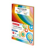 Бумага цветная 10 цветов BRAUBERG "MULTICOLOR", А4, 80 г/м2, 200 л., (10 цветов x 20 листов), 114209