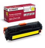 Картридж лазерный SONNEN (SH-CF412X) для HP LJ Pro M477/M452 ВЫСШЕЕ КАЧЕСТВО желтый,6500 стр. 363948