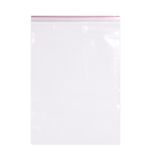Пакеты ZIP LOCK "зиплок" ОЧЕНЬ ПРОЧНЫЕ, комплект 100шт, 30x40cм, ПВД, 80мкм., BRAUBERG EXTRA, 608181
