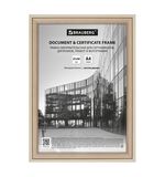 Рамка 21х30см, дерево, багет 20мм, BRAUBERG "Business", цвет натуральный, акриловый экран, 391292