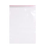 Пакеты ZIP LOCK "зиплок" ПРОЧНЫЕ, комплект 100 шт., 18х25 cм, ПВД, 60 мкм., BRAUBERG EXTRA, 608173