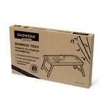 Cтолик-поднос на ножках складной для завтрака/планшета/ноутбука (50*30*24см) бамбук,
