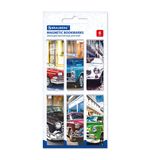 Закладки для книг МАГНИТНЫЕ, "RETRO CARS", набор 6 шт., 60x20 мм, BRAUBERG, 113158