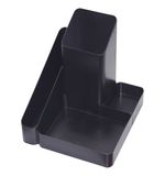 Подставка-органайзер BRAUBERG OFFICE STYLE, 4 отделения, 115х122х111 мм, черная, 238097, ОР31