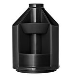 Подставка-органайзер BRAUBERG MINI, 10 отделений, вращающаяся, 107х107х130 мм, черная, 238094, ОР70
