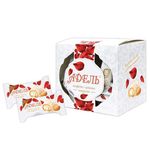 Конфеты АККОНД "Адель" с цельным миндалём, в кокосовой стружке, 150 г, картонная коробка