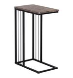Стол журнальный на металлокаркасе BRABIX LOFT CT-002 (ш450*г250*в630мм), цвет морёный дуб, 641861