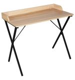 Стол на металлокаркасе BRABIX LOFT CD-008 (ш900*г500*в780мм), цвет дуб натуральный, 641865