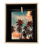 Рамка из МДФ BRAUBERG LOFT BLACK BOX, фото 13*18см, с прищепкой, 20*25см, 391290