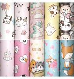 Бумага упаковочная "Funny Animals", 70x100 см, 10 дизайнов ассорти, ЗОЛОТАЯ СКАЗКА, 591917