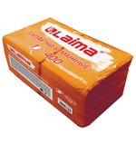 Салфетки бумажные 400 шт., 24х24 см, "Big Pack", оранжевые, 100% целлюлоза, LAIMA, 114729