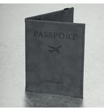 Обложка для паспорта с карманами и резинкой, мягкая экокожа, "PASSPORT", серая, BRAUBERG, 238203