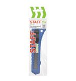 Нож канцелярский 18 мм STAFF EVERYDAY, фиксатор, матовый корпус ассорти, упаковка с подвесом, 238179