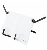 Подставка для книг и учебников BRAUBERG White, регулируемый угол наклона, прочный ABS-пластик, 238063