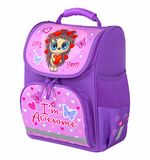 Ранец ПИФАГОР BASIC, 1 отделение, 3 кармана, эргономичная спинка, "Awesome", 35х28х18 см, 271370