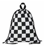 Мешок для обуви BRAUBERG большой удобный с ручкой, 51х41 см, "Black and white", 271595