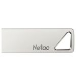 Флеш-диск 16GB NETAC U326, USB 2.0, металлический корпус, серебристый, NT03U326N-016G-20PN