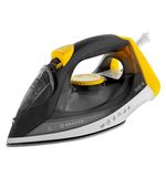 Утюг BRAYER BR4003GY, 2400 Вт, керамическое покрытие, самоочистка, антикапля, антинакипь, автоотключение, серый