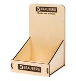 Деревянная подставка под тетради B5 и A4, BRAUBERG, 37х24х23 см, 505919