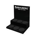 Подставка под ручки и карандаши в тубах BRAUBERG, металл, 6 отделений, 32x30x21 см