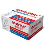 Скрепки большие ЭКСТРА ОФИСМАГ 50 мм оцинкованные 50 штук, 271317