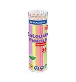 Карандаши цветные BRAUBERG PREMIUM 36 цветов, трехгранный корпус, мягкий грифель 3,3 мм, упаковка пластиковая туба, 181934